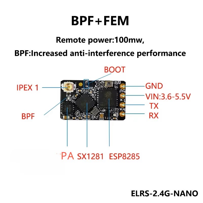 ELRS 2.4GHz NANO Receiver Expr - Radiomaster Ranger 2.4Ghz Elrs Module 评论和价格
