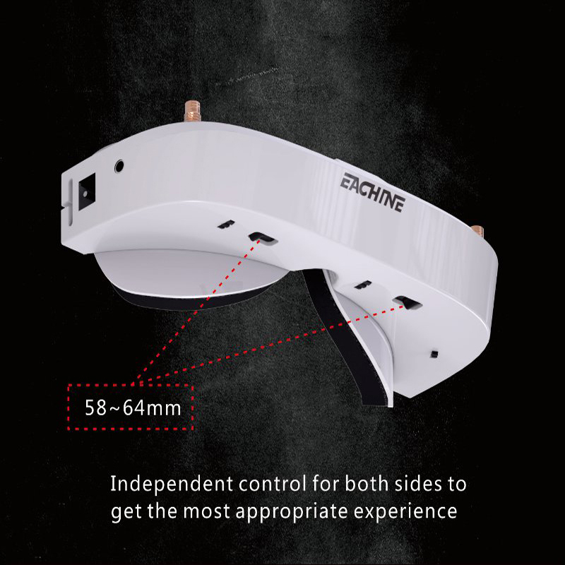 Eachine EV100 720*540 5.8G 72C - Skyzone Cobra X V2 Fpv Goggles 评论和价格